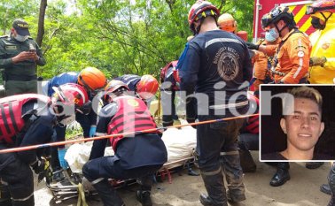 Los organismos de socorro rescataron el cadáver del río Pamplonita.  Andrés González