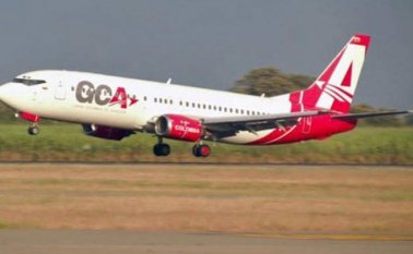 En Cali se lanzó ayer la ruta directa Cali-Cúcuta que cubrirá la aerolínea Gran Colombia de Aviación. Cortesía