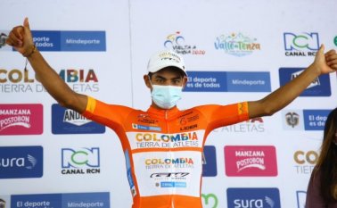Diego Camargo, ganador de la Vuelta a Colombia 2020 Cortesía Colombia tierra de atletas