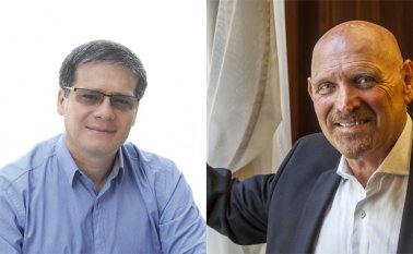 Alberto Arébalos, CEO de Lawson MileniumGroup, y Jorge Lawson. Cortesía