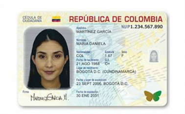 Cédula digital. Colprensa