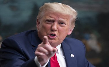 Primera entrevista que Trump ofrece en la televisión desde las elecciones del 3 de noviembre AFP