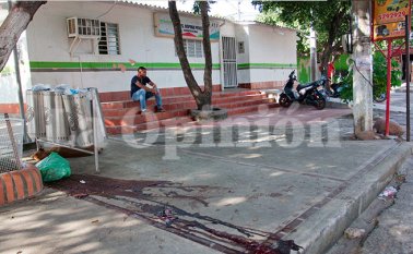 En este punto del barrio Ospina Pérez ocurrió el homicidio. Alfredo Estévez