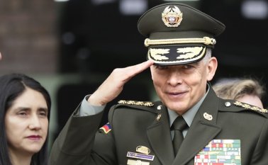 General Oscar Atehortua Duque, director de la Policía Nacional. Colprensa
