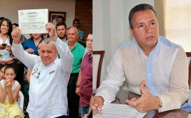 Eugenio Rangel Manrique fue elegido en octubre de 2019 como alcalde de Villa del Rosario con 16.769 votos. Carlos Julio Socha, el principal contendor de Rangel Manrique en los comicios del año pasado, dio una dura pelea por reversar el resultado. Archivo La Opinión