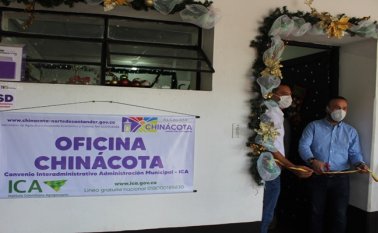 Los productores no tendrán que viajar a Cúcuta a solicitar el permiso, sino que harán los trámites en la oficina de la Secretaría de Agricultura de Chinácota. Cortesía