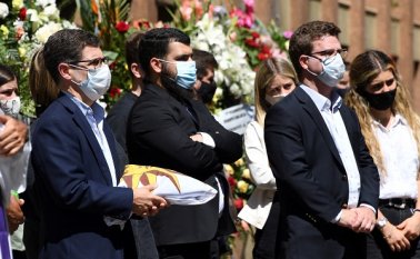 Despedida al expresidente de Uruguay. AFP