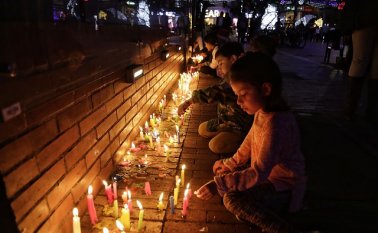 Noche de velitas. Colprensa