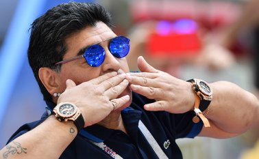 Diego Armando Maradona, 22 días antes de su muerte, había sido operado por un hematoma en la cabeza AFP