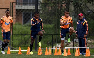 Entrenamiento de la Selección Colombia. Colprensa