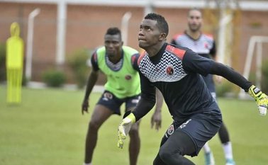 El guardameta cartagenero llegó en el segundo semestre del 2017 al Cúcuta Deportivo. Archivo / La Opinión