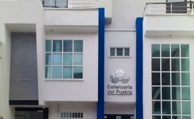 La Defensoría Regional del Pueblo cuenta en Ocaña con un auditorio para el encuentro de líderes sociales de la zona del Catatumbo. Cortesía / La Opinión