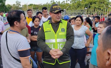 El coronel José Luis Palomino López lideró las charlas con la comunidad para buscar alternativas de solución a los diferentes problemas de seguridad en los rincones del área metropolitana de Cúcuta. Archivo La Opinión