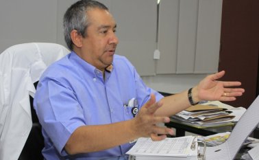 Juan Agustín Ramírez fue gerente del Hospital Erasmo Meoz hasta abril de 2020 y ahora está al frente de Imsalud. Foto archivo La Opinión