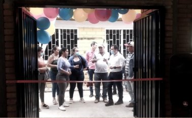 En la vereda Quince Letras, comprensión rural de Teorama se adelantan las adecuaciones del Hogar Juvenil Campesino ‘Huellas de paz’. Cortesía