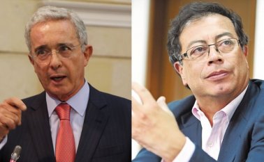 Los líderes de derecha (Álvaro Uribe Vélez) y de izquierda (Gustavo Petro) revelaron sus posiciones a través de las redes sociales. Archivo-La Opinión