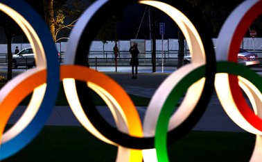 Si los Juegos se disputan finalmente estarán entre los más caros de la historia: unos 16.000 millones de dólares. AFP