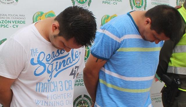 Ricardo Eder Corredor Suaréz y Walter Danilo Dueñas Vallejo. (Foto Cortesía)