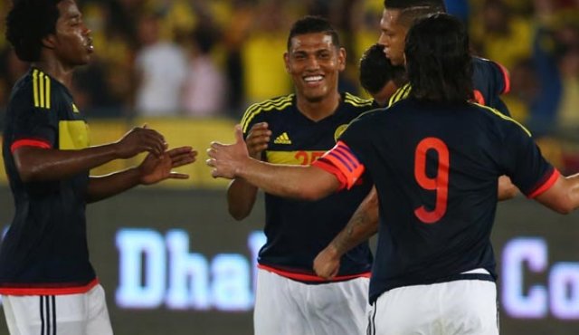 Falcao suma 24 goles marcados con la camiseta de la selección Colombia e iguala el récord que tenía Arnoldo Iguarán. Foto AFP