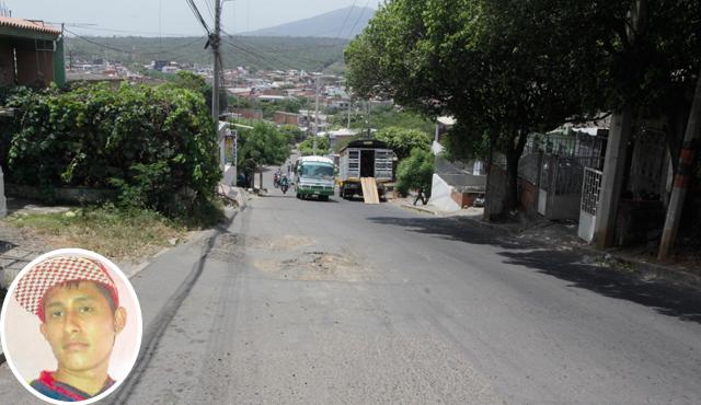 En este sector del barrio Virgilio Barco ocurrió el fatal accidente. Cristian Herrera