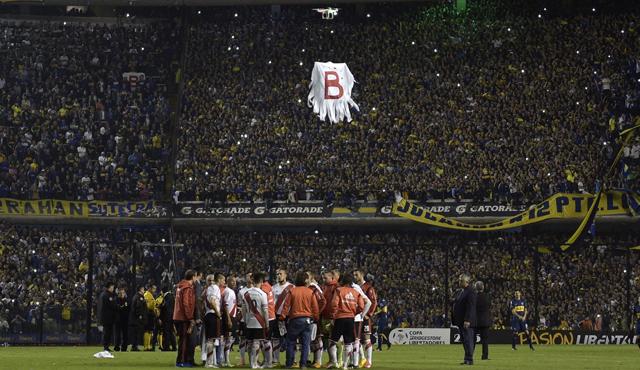 Boca sufrió la eliminación de la Copa Libertadores por los desordenes presentados en el juego frente a River Plate. AFP