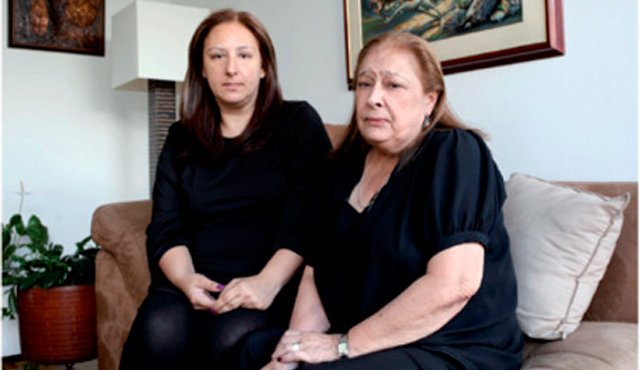 Marcela Botero y su suegra Dora Cadavid. Internet