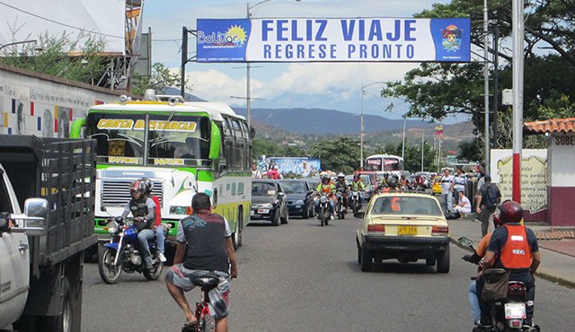 Aspecto actual de la frontera en Cúcuta. Archivo