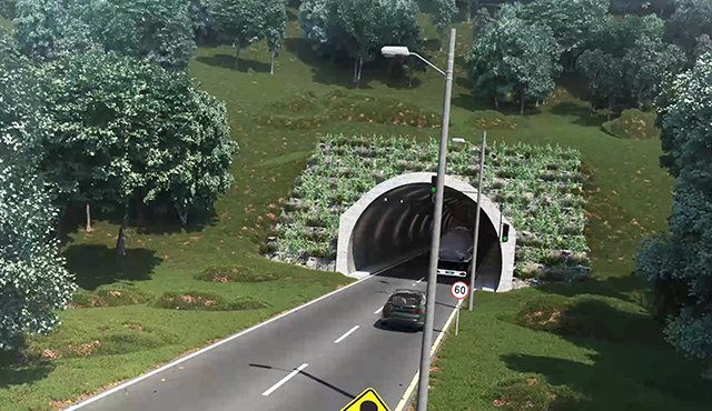 La variante contempla un túnel de 1.3 kilómetros, en doble vía. El proyecto pasa por Cristo Rey, hasta el sector conocido como Vuelta de los Adioses.