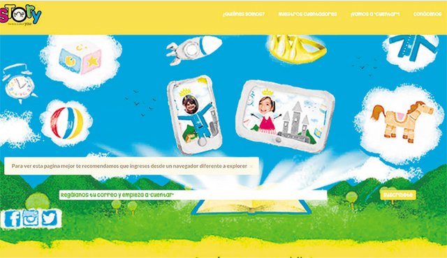 Esta aplicación les permite a padres e hijos conectarse con el mundo de la literatura. Cortesía