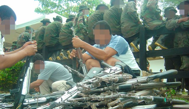 En el departamento se han desmovilizado en 30 municipios 1.260 personas. Archivo