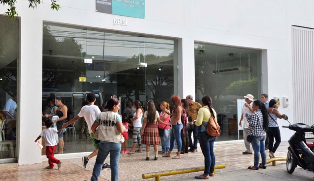 Sede de la registraduría especial de Cúcuta en la avenida Gran Colombia. Foto Edinsson Figueroa,