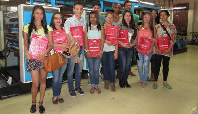 Estudiantes de la Universidad de Pamplona. Juan Pablo Bayona