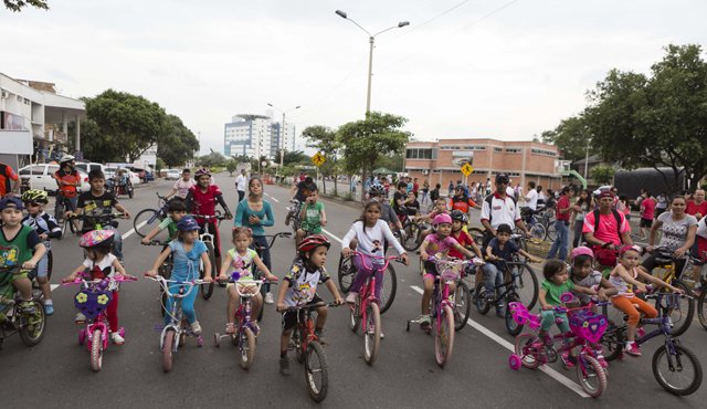 La recreovía es frecuentada por toda la familia los domingos en El Malecón. Archivo