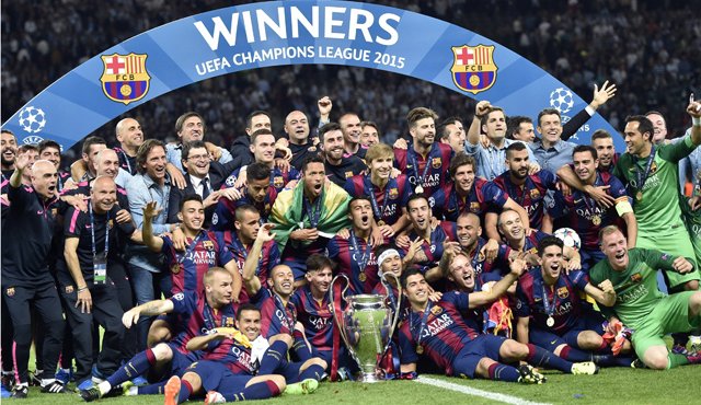 El Barcelona, de España, le ganó a la Juventus y se coronó campeón de la UEFA Champions League. AP