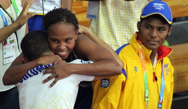 Íngrid Valencia, pugilista colombiana. Colprensa