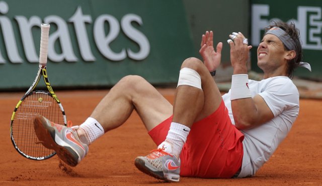 Rafael Nadal fue eliminado en los cuartos de final del Abierto de Francia. Archivo