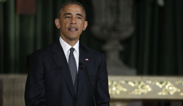 Barack Obama, presidente de Estados Unidos, en la cumbre del G7. AFP