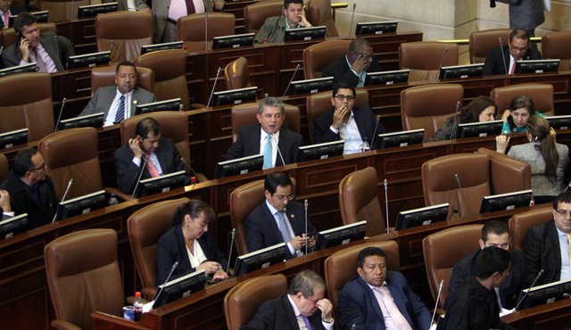 La Cámara de Representantes votó los 29 artículos que componen el proyecto. Colprensa