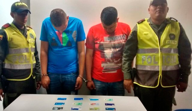 Los delincuentes habían sido capturados anteriormente por delitos similares. Policía Nacional