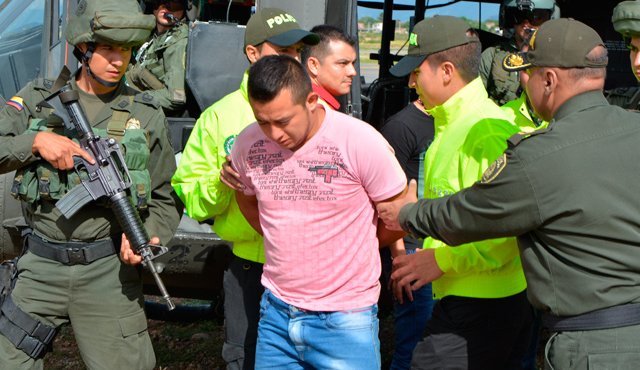 'Rikarena' coordinó el primer anillo de seguridad de 'Megateo'. Colprensa