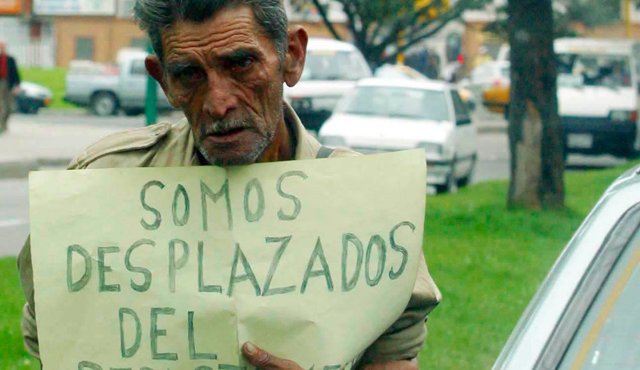 En 2014 hubo 360.000 desplazados en Colombia. Colprensa