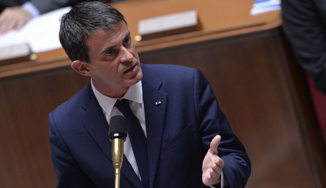 Primer ministro de Francia, Manuel Valls. AFP