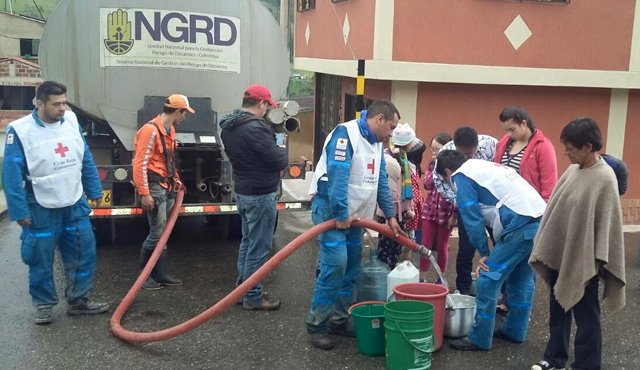 La principal crisis es la escasez de agua que, aunque ha sido mitigada, perjudica a más de 500 familias de la zona afectada por las lluvias. Cortesía