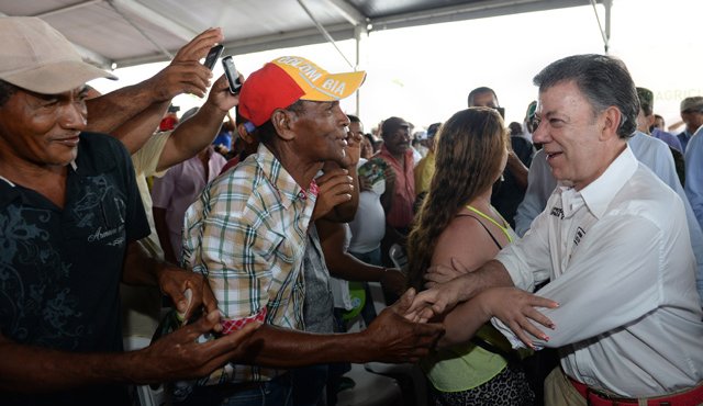 El Presidente señaló que el Gobierno se siente satisfecho con lo que se ha hecho para devolver tierras a sus antiguos propietarios. Colprensa