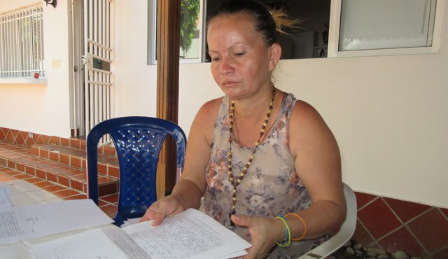 Francy Jackeline Serrano, madre de la menor que clama atención médica. Orlando Carvajal