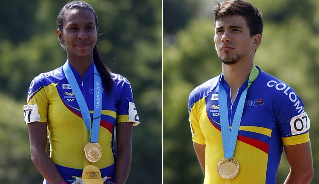 Hellen Montoya y Pedro Causil. Colprensa