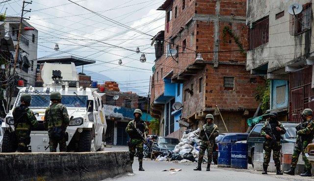 Autoridades se tomaron las calles de venezuela. AFP