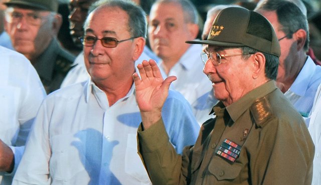 El presidente cubano, Raúl Castro durante las celebraciones por el 62 aniversario del asalto guerrillero al Cuartel Moncada, ampliamente considerado como el comienzo de la Revolución Cubana, en Santiago de Cuba. AFP