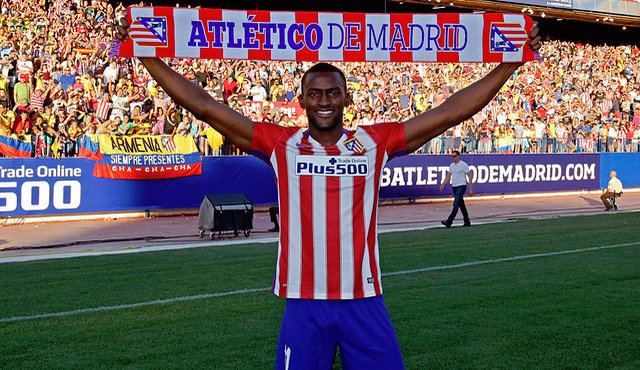 El delantero colombiano lucirá la camiseta 11 del Atlético de Madrid. Atlético de Madrid