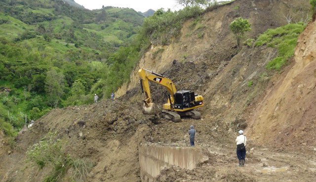 Siguen los deslizamientos en las carreteras del sur de Norte de Santander Archivo Particular